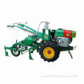 Walking tractor with cultivator
